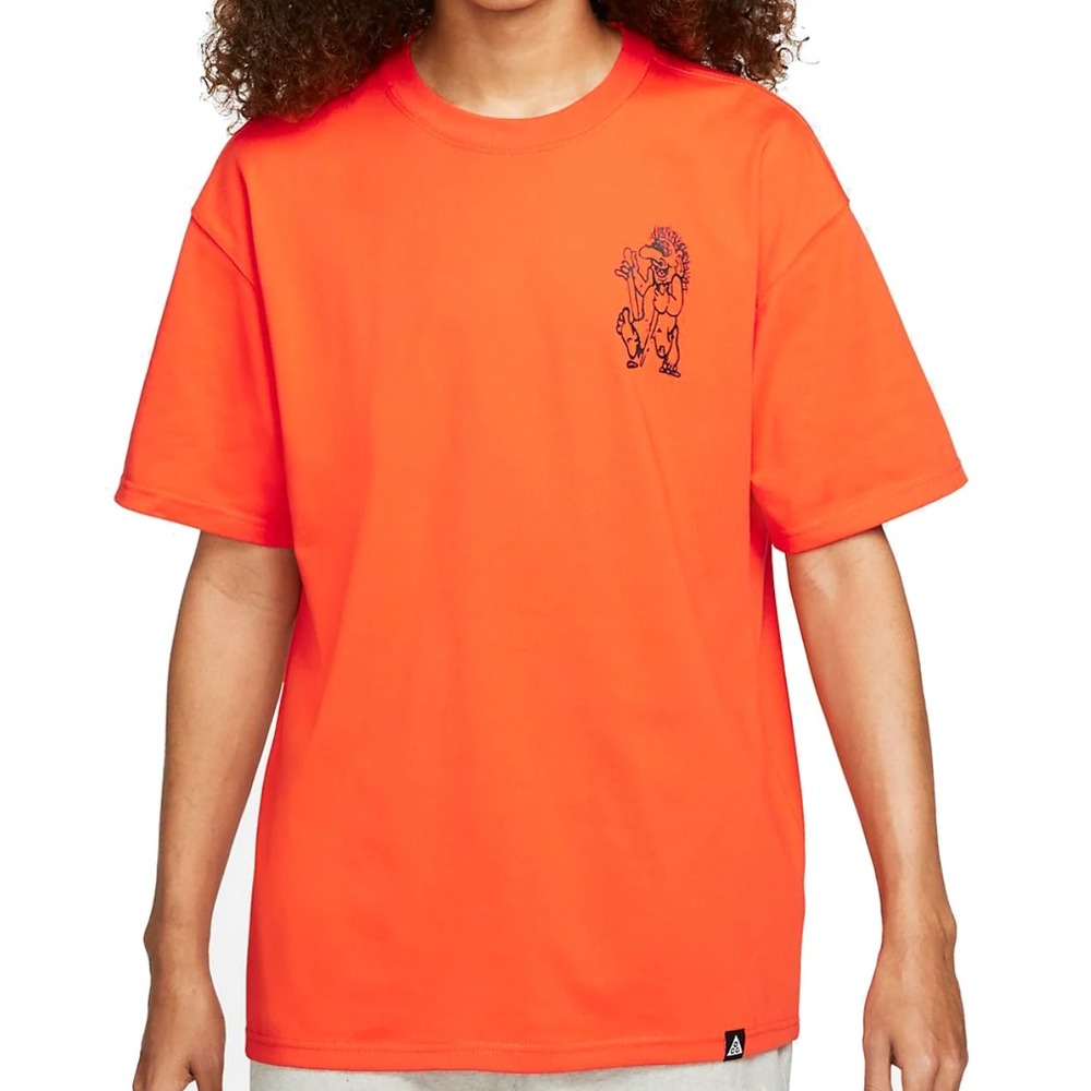 New Nike x ACG Troll Sz Large Tee 'Rush Orange' DJ5807-817